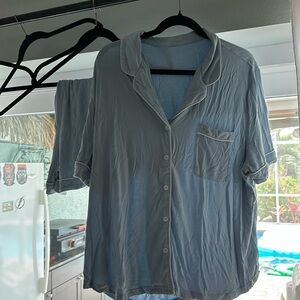 Cozy earth light blue pajama set xxl